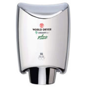 World Dryer SMARTdri Plus Hand Dryer, K-972P2, Polished, Stainless Steel, 120V