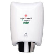 World Dryer SMARTdri Plus Hand Dryer, K-974P2, White, Aluminum, 120V