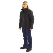 Woman's Insulated Softshell Jacket Regular, Black, 2XL