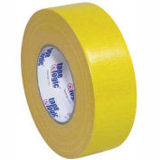 Cloth Duct Tape, 2"x60 yds, 10 Mil, Yellow, 3/PACK