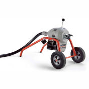 Frame W/Tool Set & Mitt K-1500A, 710RPM, 115V, 3/4HP, 1-1/4", 105'L x 1-1/4"W Cable