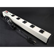 Wiremold M5BZ Multi-Outlet Power Unit, 120V, 15A