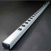 Multi-Outlet Power Unit, 125V, 15A, 72"L, 24 Outlets, 15' Cord