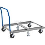 Pallet Dolly with Handle & Floor Lock, 48 x 40, 3600 Lb. Cap.