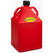 FLO-FAST 15501 15 Gallon Polyethylene Gas Can, Red