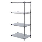 Galvanized Steel Solid Shelving Add-On, 72x18x54