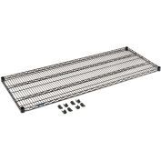 Global Industrial Black Epoxy Wire Shelf 60"W x 18"D