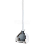 Libman 598 Libman Toilet Plunger with Caddy, White - Pkg Qty 4