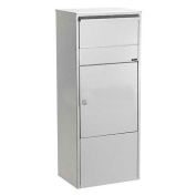 Mailbox Allux 800 Wall Mount Mail/Parcel Box in Grey