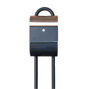 Allux Stand Post for Mailboxes in Black