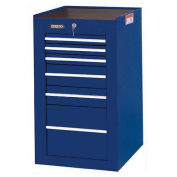 Side Cabinet - 6 Drawer, Blue, 19-1/2"L X 34"H X 25"D