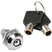 Global Industrial Replacement Lock Set, 2 Keys for Inter Office Mailboxes (443490 & 443491)