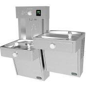 EZH20 Vandal Resistant Bi-Level Water Bottle Filling Station, Stainless Steel