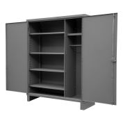 Durham Heavy Duty Combination Cabinet HDWC244878-5S95 - 12 Gauge w/Shelves, 48"W x 24"D x 78"H