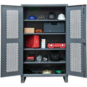 Durham Heavy Duty Ventilated Storage Cabinet HDCV243678-4S95 - 12 Gauge 36"W x 24"D x 78"H