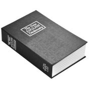 Barska Hidden Dictionary Book Diversion Safe with Key, 6-1/4"W x 2-1/4"D x 9-1/2"H, Black