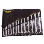 Stanley 14 Piece Satin Finish Combination Wrench Set, 12 Point, 85-990