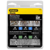 Stanley Tools R120 Stanley Rivet Pack Assortment, 120 Pack, R120