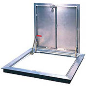 Bilco Non-Drainage Angle Frame, Single Leaf, Aluminum, 30"Lx30"W