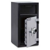 Mesa Safe B-Rate Depository Safe, Front Loading, Combo Lock-Keyed Interior, 14x14x27-1/4