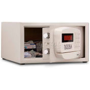 Mesa Safe Hotel & Residential Electronic Security Keyed Differently, 15"W x 10"D x 7"H, White