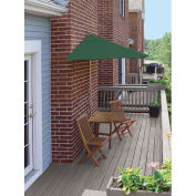 TERRACE MATES® VILLA Standard 5 Pc. Set W/ 9 Ft. Umbrella, Green SolarVista