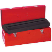 Metal Tool Box, 20"L X 7-7/8"W X 7-7/8"H, 24 Sheet Gauge