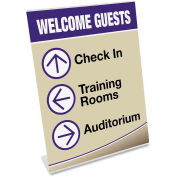 Deflect-o Sign Holder, DEF69701, Slanted Holder, 11"W x 8.50"H