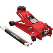 Sunex Tools 3.5 Ton Service Jack with Quick Lift System, Rapid Rise, Rubber Saddle