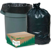 Webster Reclaim Heavy-Duty Recyled Can Liners, Black, 10 Gallon, 0.65 Mil