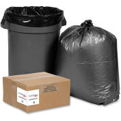 Webster Super Heavy-Duty Platinum Plus Liners, Silver, 33 Gallon, 1.35 Mil