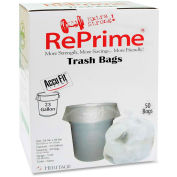 Heritage Bag Accufit Reprime Clear Can Liners, 23 Gallon, 0.90 Mil