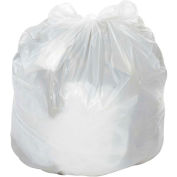 12-16 Gallon Medium Duty White Trash Bags, 0.5 Mil, 500 Bags/Case