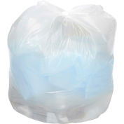 55-60 Gallon Medium Duty White Trash Bags, 0.7 Mil, 100 Bags/Case