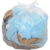 40-45 Gallon Medium Duty Natural Trash Bags, 0.55 Mil, 250 Bags/Case