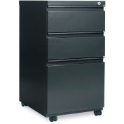 Alera 3-Drawer Mobile Pedestal File W/Full-Length Pull,14-7/8w x 19-1/8d