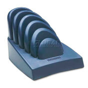 Kensington KMW62061 InSight Priority Puck Five-Slot Desktop Copyholder,Plastic,Dark Blue/Gray