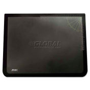 Artistic AOP41100S Logo Pad Desktop Organizer W/Clear Overlay,24 x 19,Black