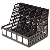 Advantus AVT34092 Literature File, Five Slots, Black
