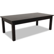 Alera Occasional Table, Rectangle, 47-1/4w x 20d x 16h, Black, Valencia Series