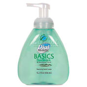 Dial Professional Basics Hypoallergenic Foaming Hand Wash, Honeysuckle Scent, 15.2 oz, 4/Carton