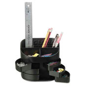 Officemate OIC22822 Double Supply Organizer,11-Compartment,6 1/2w x 4 3/4d x 5 3/4h,Black
