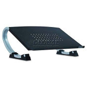 Allsop ASP30498 Adjustable Curve Notebook Stand,15 x 11 1/2 x 6,Black/Silver