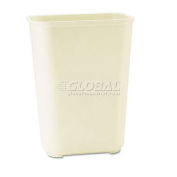 Rubbermaid RCP254400BG Fire-Resistant Wastebasket,Rectangular,Fiberglass 10 gal,Beige