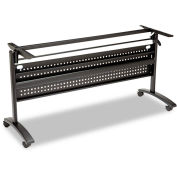 Alera Flip Top Training Table Base w/ Modesty Panel 58"W x 20"D, Valencia Series