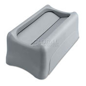 Rubbermaid RCP267360GY Swing Lid for Slim Jim Waste Container, Gray