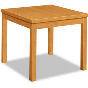 HON HON80192CC Laminate Occasional Table,Square,24w x 24d x 20h,Harvest