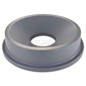 Rubbermaid RCP3543GRA Round Brute Funnel Top, 22 3/8 x 5, Gray