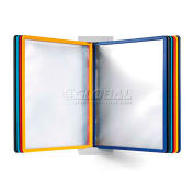 Durable DBL561200 InstaView Expandable Desktop Reference System W/Assorted Borders,10 Panels