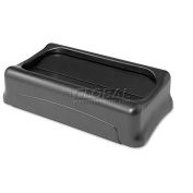 Rubbermaid RCP267360BK Swing Top Lid for Slim Jim Waste Containers,11-3/8 x 20-3/8
